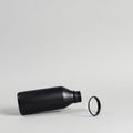 Matte black insulated stainless steel bottle